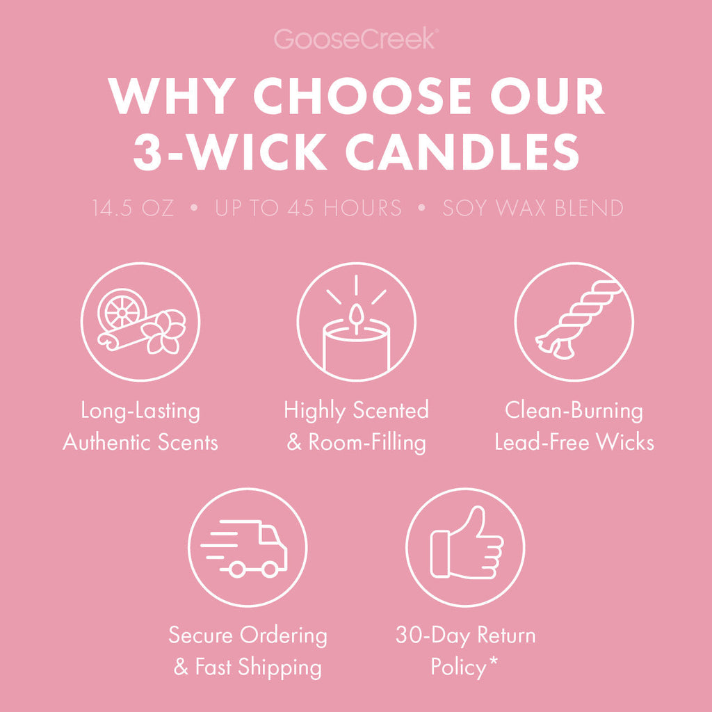 Strawberry Sponge Cake 3-Wick Candle